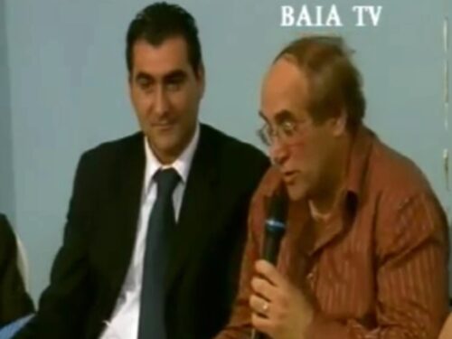 Alberto Criscenti e Nino Barone in “Botta e Risposta” a BaiaTv nel 2007 (video)